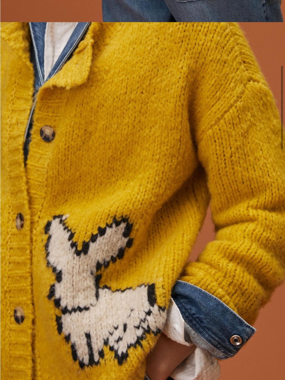 Anthropologie Bunny Slopes Cardigan - Picture 3 of 6